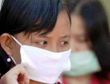 Antisipasi ISPA Dinkes Minahasa Himbau Warga Gunakan Masker